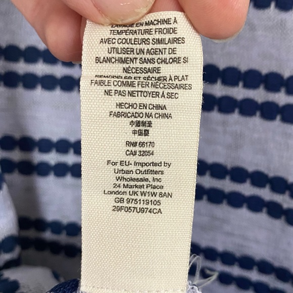 Free People Molly Cutout Ruffle Peplum Blouse Size Small EUC - Picture 10 of 13